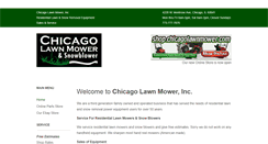 Desktop Screenshot of chicagolawnmower.com