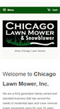 Mobile Screenshot of chicagolawnmower.com